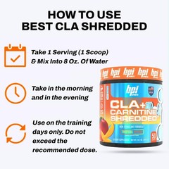Bpi Sports Cla Carnitine Shredded – Convert Fat Cells Into Energy And Supports