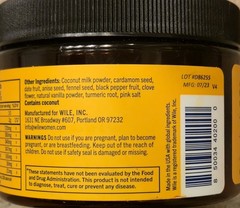 Wile STAVE THE CRAVE 3.4 oz (30 Serv) Reduce Sugar Crave Chai Drink BESTBY 07/26