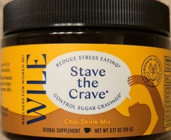 Wile STAVE THE CRAVE 3.4 oz (30 Serv) Reduce Sugar Crave Chai Drink BESTBY 07/26