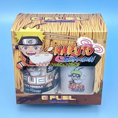 G Fuel Naruto Miso Ramen Collector’s Box Tub + Shaker Cup Sticker Energy Formula
