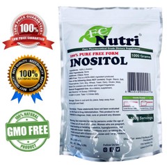 Inositol Powder (Vitamin B8) 100% Pure 2.2lb (1000g) By FCNutri
