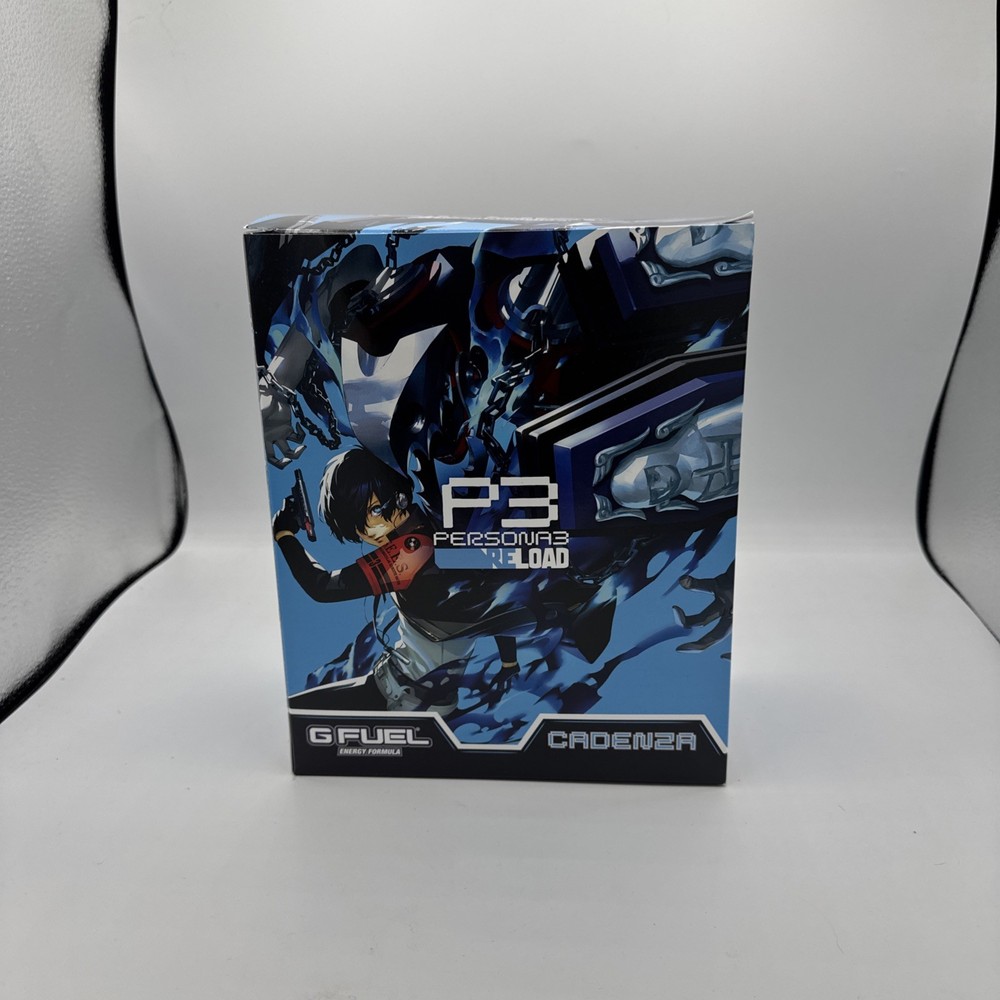 G Fuel Persona 3 Reload Cadenza Collector’s Box + Tall Metal Shaker Cup