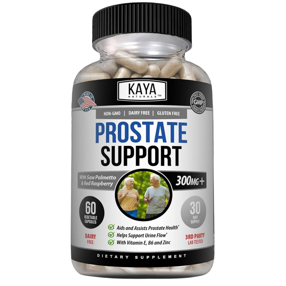 Kaya Naturals Prostate Support – Saw Palmetto, Potent 60 Count (Pack of 1)
