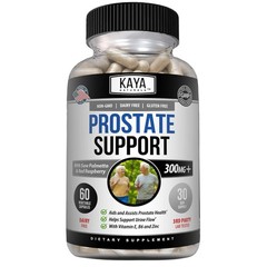 Kaya Naturals Prostate Support – Saw Palmetto, Potent 60 Count (Pack of 1)