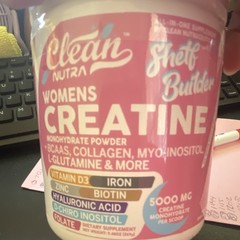 Clean Nutra Womens Creatine Monohydrate BCAA 5000mg Tropical Orange
