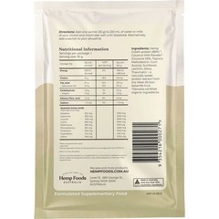 Hemp Foods Australia Organic Hemp Protein Shake Natural 35g (Pack of 7)