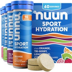 Nuun Sport Electrolyte Tablets with 40 Count (Pack of 1), Mixed Flavors