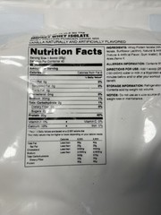 MyProtein Impact Whey Isolate Protein Powder Vanilla 2.2lbs bb10/2025