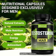 Test Booster Max 1200 Mg Made In USA Trust Pilot Approved 60 Capsules