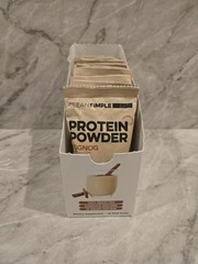 (9) Clean Simple Eats Eggnog Protein Powder Packs Limited Edition HTF