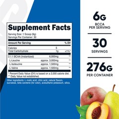 Nutricost BCAA Powder 2:1:1 (Orchard Fruit) – Branch Chain Amino Acids