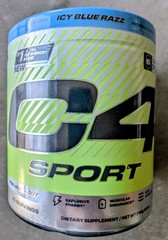 Celluc+r C4 Sport Pre-Workout – Icy Blue Razz – 8.6oz/20 Servings – EXP 8/2026