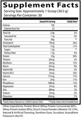High-Quality Insane Whey Protein – 25g Per Serving, Meal Replacement Chocolate