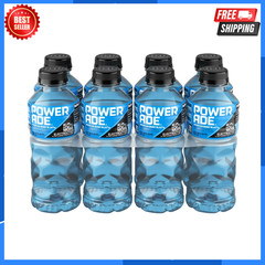 POWERADE Mountain Berry Blast Electrolyte Sports Drink Bottles, 20 fl oz, 8 Pack
