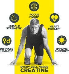 CON-CRET Creatine HCl Powder | Muscle, Cognitive, 64 Servings (Pack of 1)