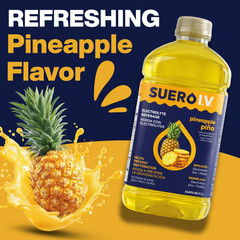 Suero I.V. Electrolyte Drink, Pineapple Flavor 33.8 fl oz – Hydrate