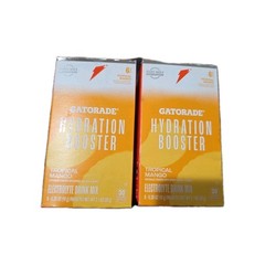 2 PK Gatorade Hydration Booster Tropical Mango Electrolyte Drink 6CT EXP 1/26