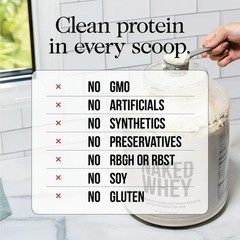 Naked Vanilla Whey Isolate, Grass-Fed Protein, 24 Servings