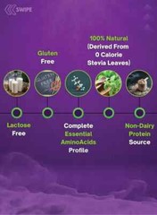 RUN Natural Egg White Protein Powder, 27g Protein, Lactose Free, 2.20 lbs/1 kg