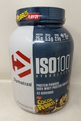 Dymatize Cocoa Pebbles ISO100 Whey Protein 25g Protein 42 Servings. Exp 03/2026