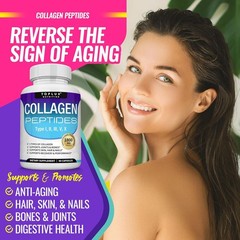 Toplux Multi Collagen Peptides Pills 1800 Mg Complex Collagen Superior Complex