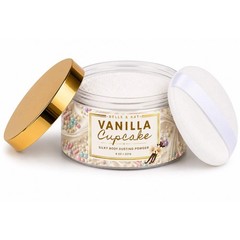 *Vanilla Cupcake Scented Body Powder for Men & Women, Talc-Free, 8oz