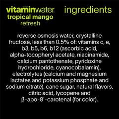Vitaminwater 6‑Flavor Variety or Sampler Pack – 20oz Bottles –