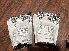 2 Truvani Protein Powder Vegan Organic Non-GMO Mint Chocolate Exp 2027