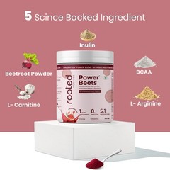 Beetroot Powder with BCAA L-Arginine L-Carnitine Resveratrol Nitric oxide boost