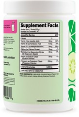 Wellah Creatine + Hydration Powder (Cucumber Lime) 30 Servings – Electrolyte Mix