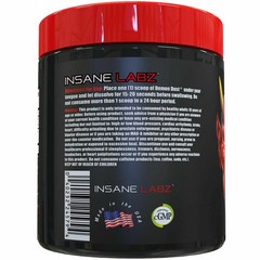 Insane Labz Demon Dust Mind Altering Intense Pre-Workout 50 Serving Deminted New