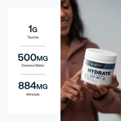 Hydrate Naturally Sweetened Electrolytes Powder – Hydration Powder Electrolytes