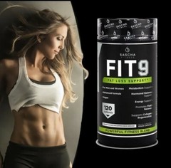 2 Bottle Fit 9 Fat Loss Support. Genuine by Sascha Fitness 100%!!!