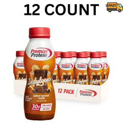 Premier Protein Indulgence Salted Caramel Truffle Shake 12 Pack 11 oz
