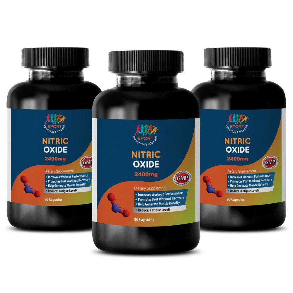 muscle building pills for women – NITRIC OXIDE 2400mg – 3 Bottles 180 Caps