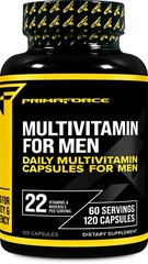 PrimaForce Multivitamin for Men (120 Capsules) – Nutritional Health Supplement