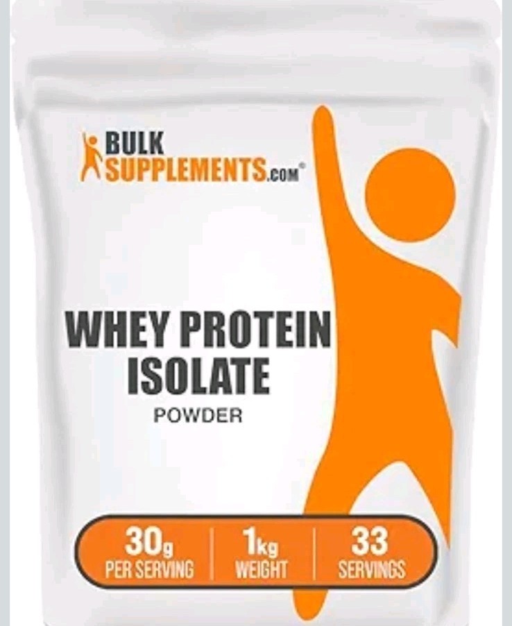 Lot Of 2 BulkSupplements Soy Protein Isolate Powder 1kg – 30g Per Serving