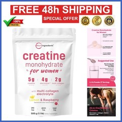 Micro Ingredients Creatine + Electrolytes + Multi Collagen Powder 5000mg