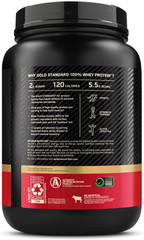 New Flavor Gold Standard 100% Whey Protein Powder, Caramel Macchiato, 2 Pound (P