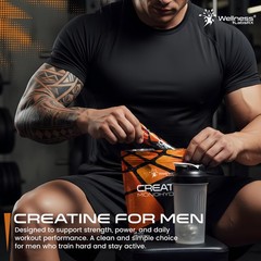 WELLNESS LABSRX Creatine Monohydrate Powder Sachets 300g – Mango Flavor Micro…