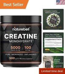 Creatine Monohydrate Powder – 500g Micronized Energy Support for Workout