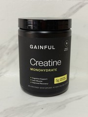 Gainful Creatine Monohydrate Powder 10.6 Oz Unflavored exp. 07/2027