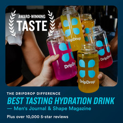 Fast Hydration Powder Bold Variety Electrolyte Drink Mix, 0.35 Oz, 8 Count.
