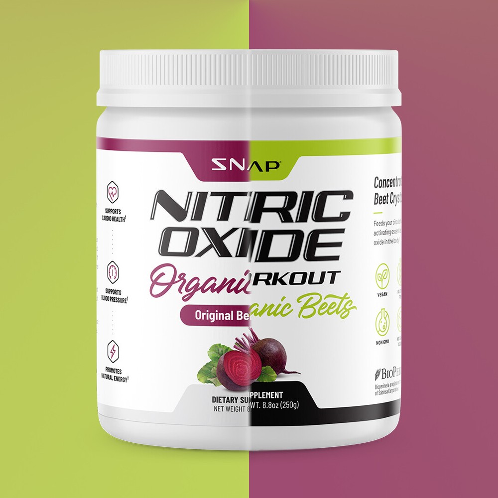 Organic Nitric Oxide Beet Root Powder or Pre Workout – Heart Health, Supports BP