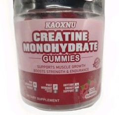 Creatine Monohydrate Gummies for Men & Women Muscle Growth 07/26