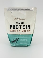 Live Conscious Vegan Protein Vanilla Dream 18.4 oz 520g BB 01/2027 New