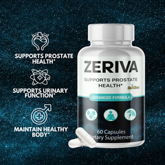 Zeriva- Prostate Support- 5 Bottles- 300 Capsules