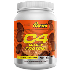 C4 Whey Protein Powder, Reese’S Peanut Butter Cup Flavor, 25G of Protein, 18 Ser
