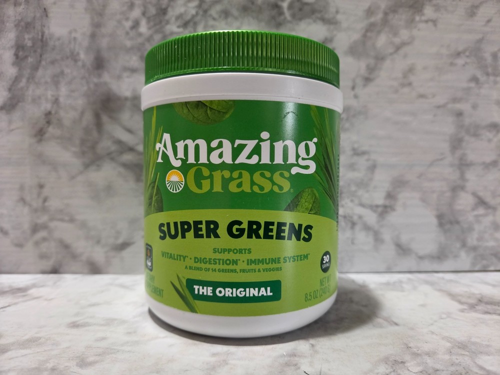 Amazing Grass Super Greens The Original 30 Servings 8.5 OZ 8/2027