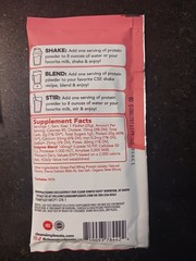 Clean Simple Eats Whey Protein Powder Peppermint 10 Stick Packs Exp 8/2027
